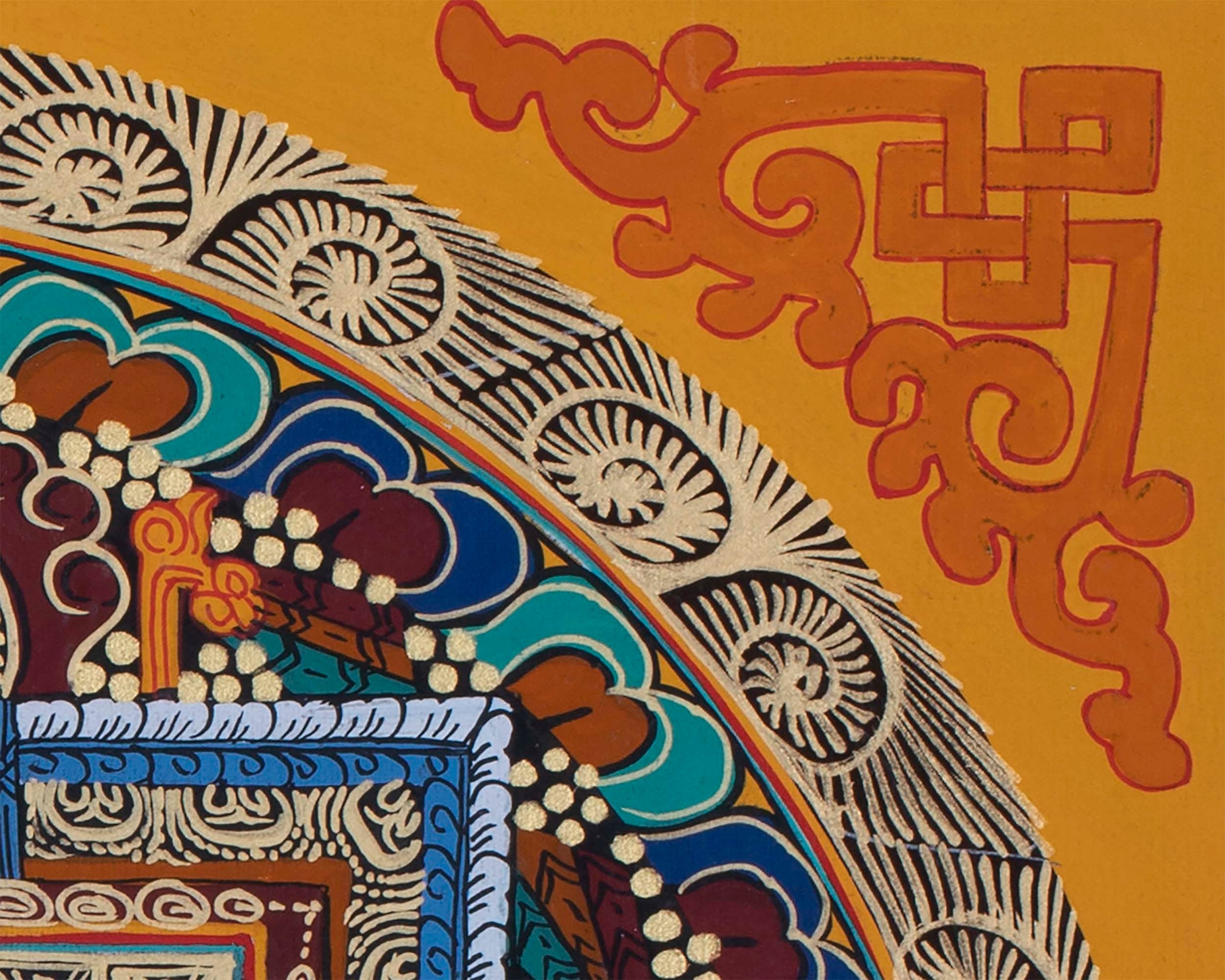 Fish Mandala Thangka | Wall Decoration Painting