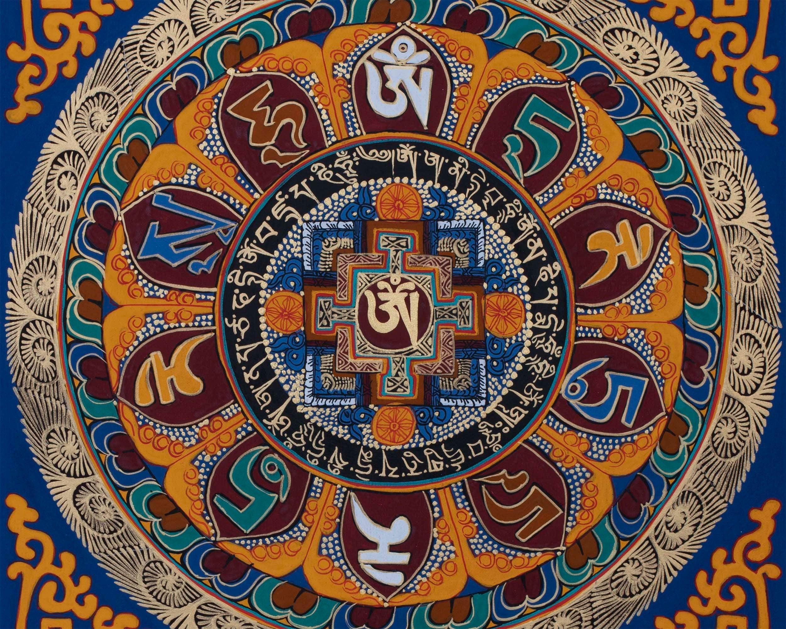 Buddhist Mandala Thangka | Wall hanging Decoration