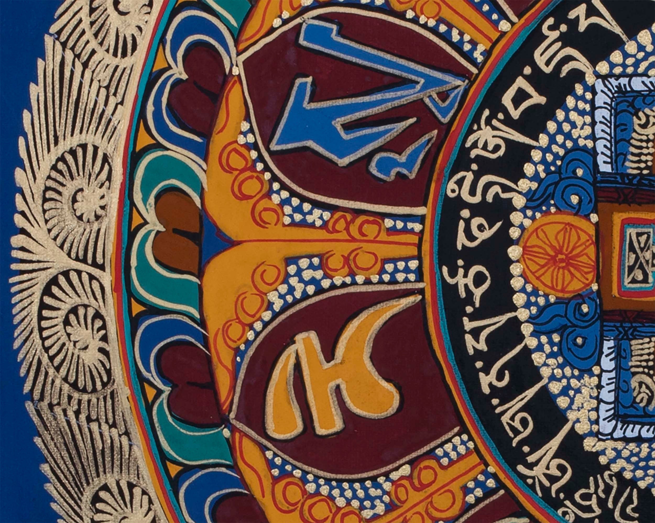 Buddhist Mandala Thangka | Wall hanging Decoration