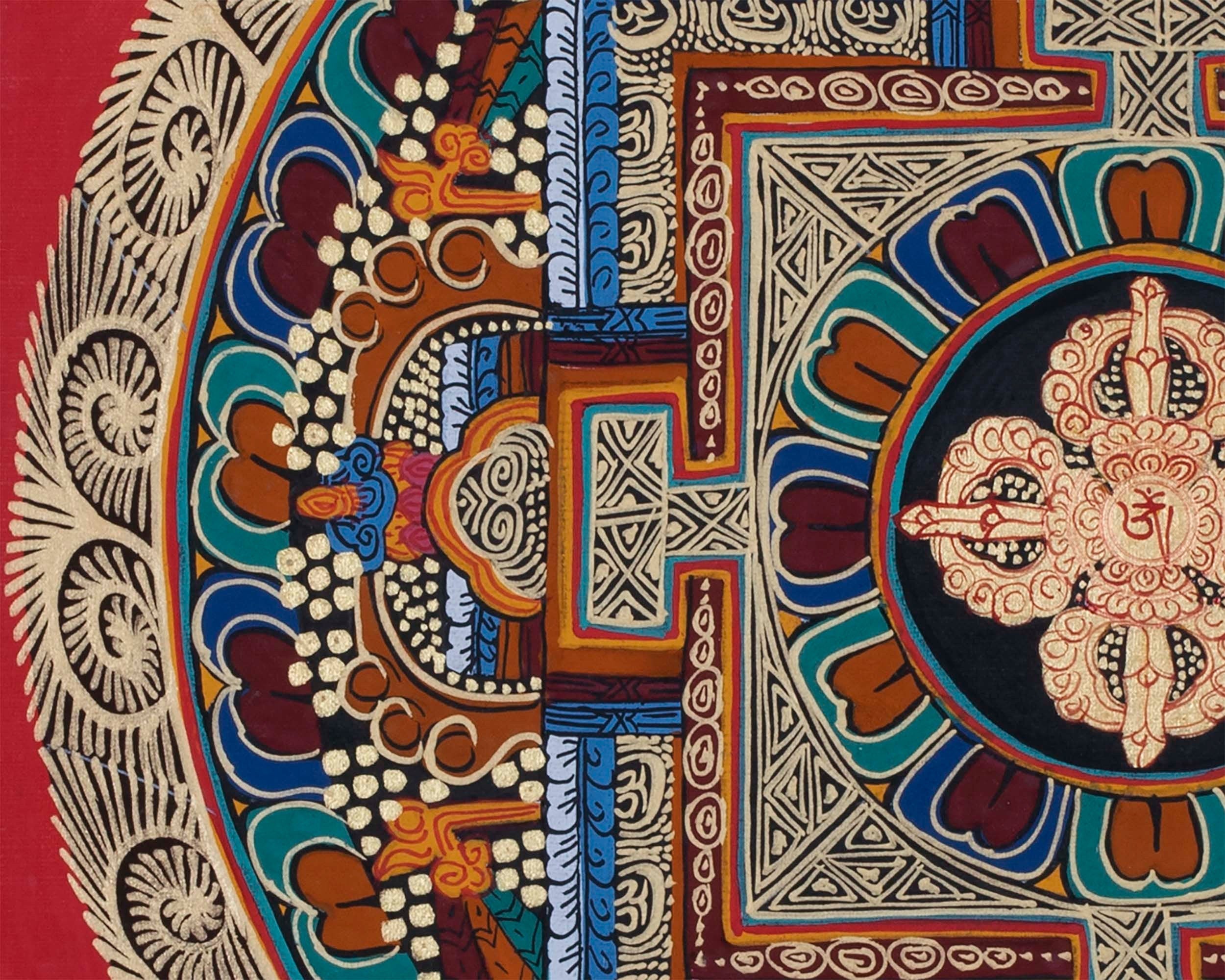 Vishava Vajra mandala| Tibetan Thangka Painting