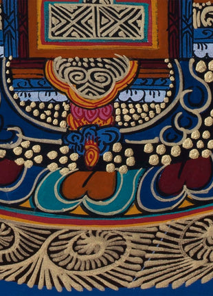 Aum Mandala Thangka | Wall Hanging Yoga Meditation Canvas Art