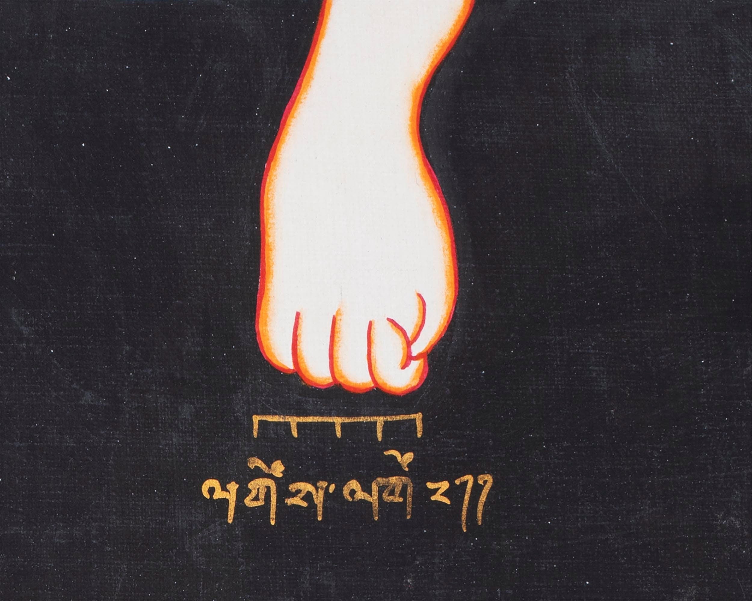 Ancient Depiction of Physical Form Used in Tibet | Three anatomical figures