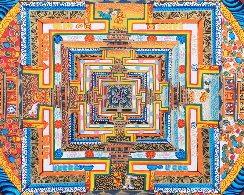 Mandala of Kalachakra | Wall hanging