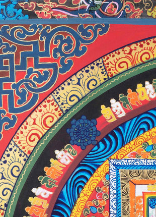 Mandala of Kalachakra | Wall hanging