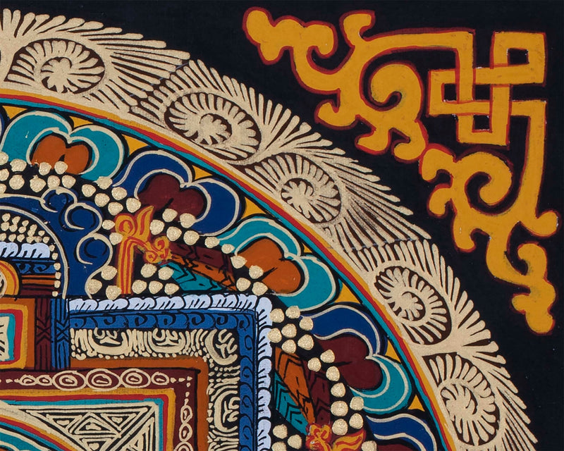 Endless Knot Mandala | Tibetan Thangka Art