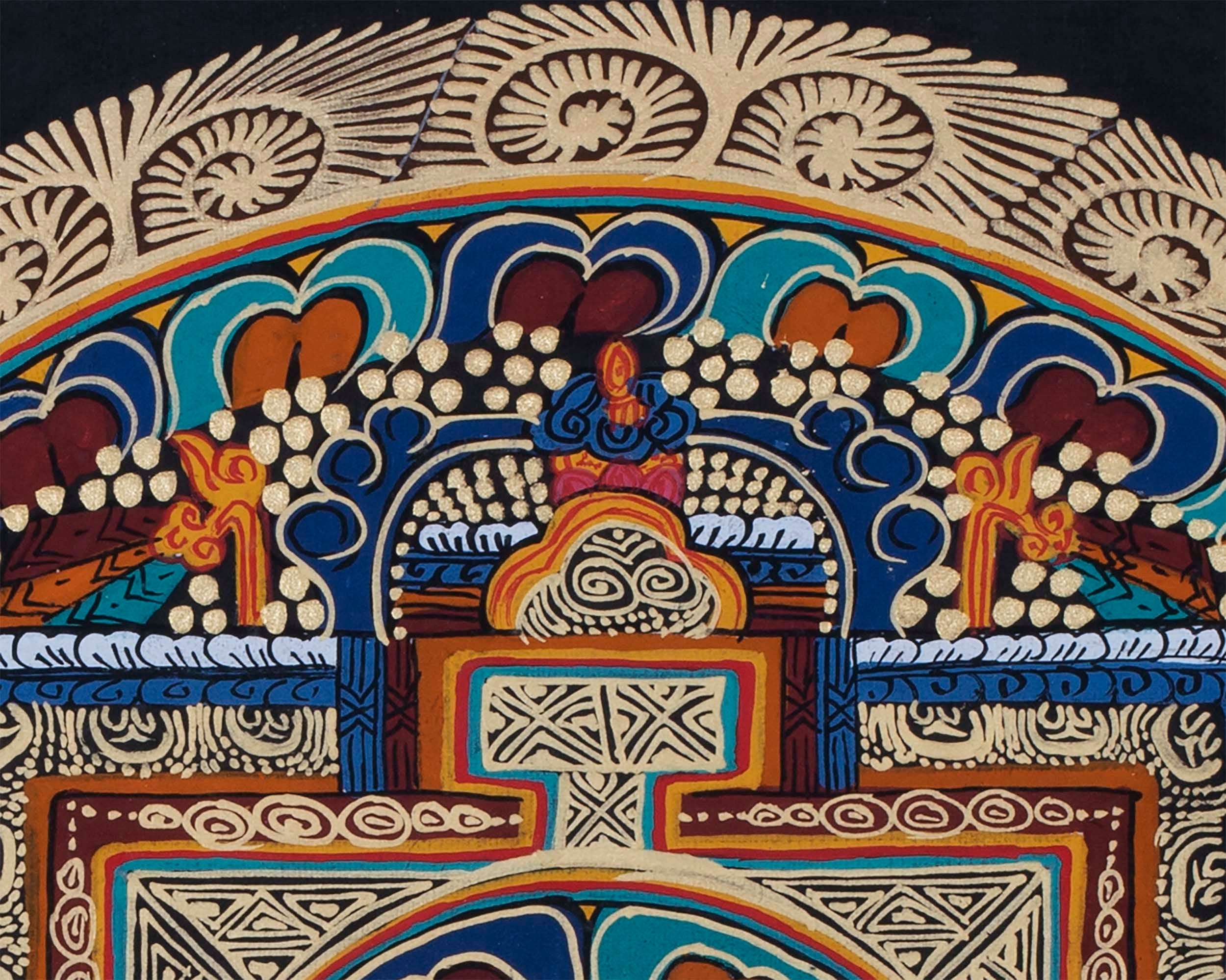 Endless Knot Mandala | Tibetan Thangka Art