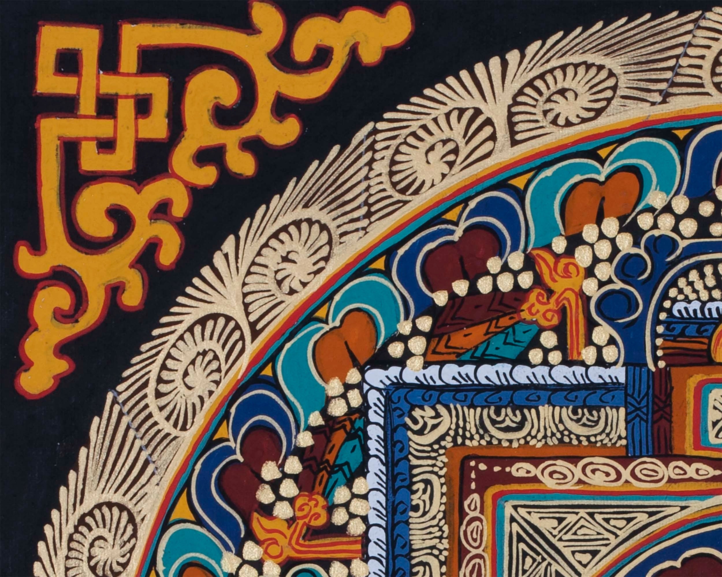 Endless Knot Mandala | Tibetan Thangka Art