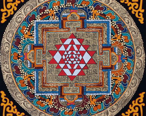 Yantra Mandala Thangka | Wall Decoration