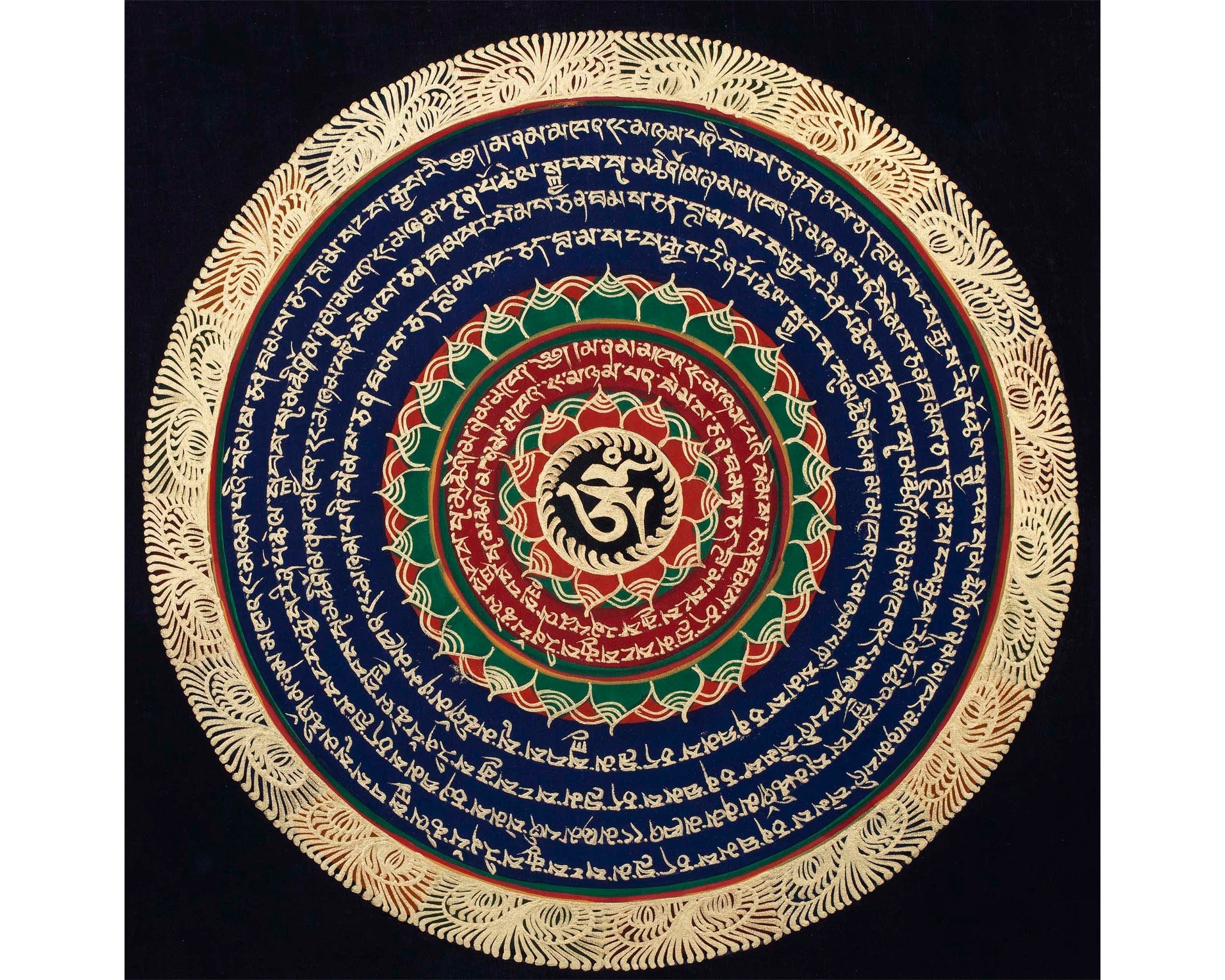 Round Mandala Thangka | Wall Decoration Painting