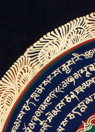 Round Mandala Thangka | Wall Decoration Painting