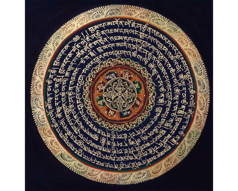 Mandala Thangka Painting | Spiritual Art for Altar Decor