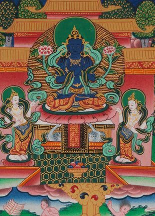 Wall Art of Vasundhara Mandala | High Quality Tibetan Wall Decor
