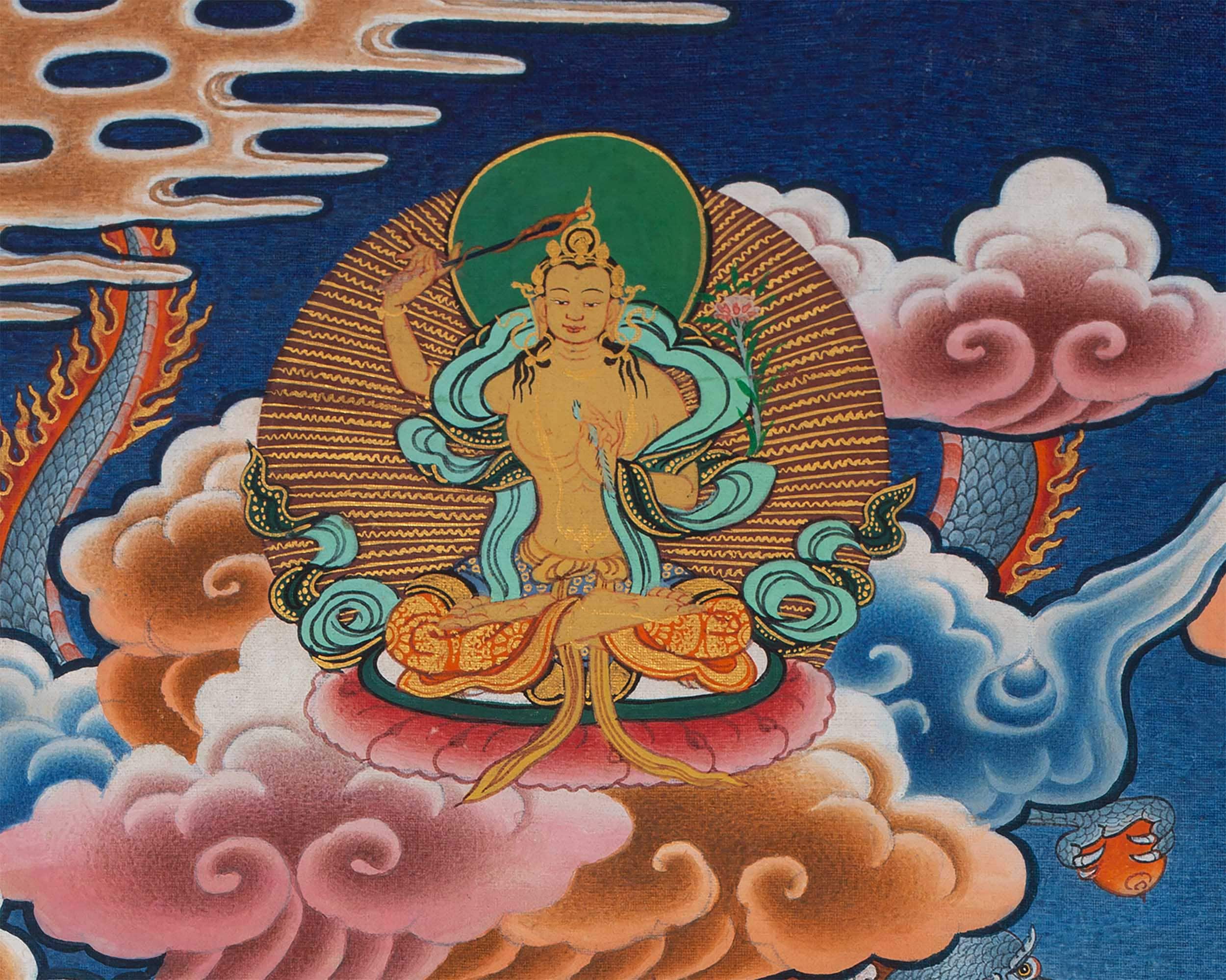 Wall Art of Vasundhara Mandala | High Quality Tibetan Wall Decor
