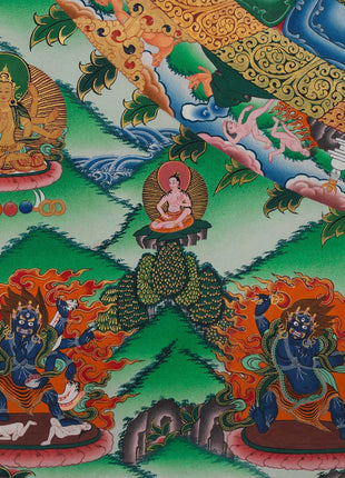 Wall Art of Vasundhara Mandala | High Quality Tibetan Wall Decor