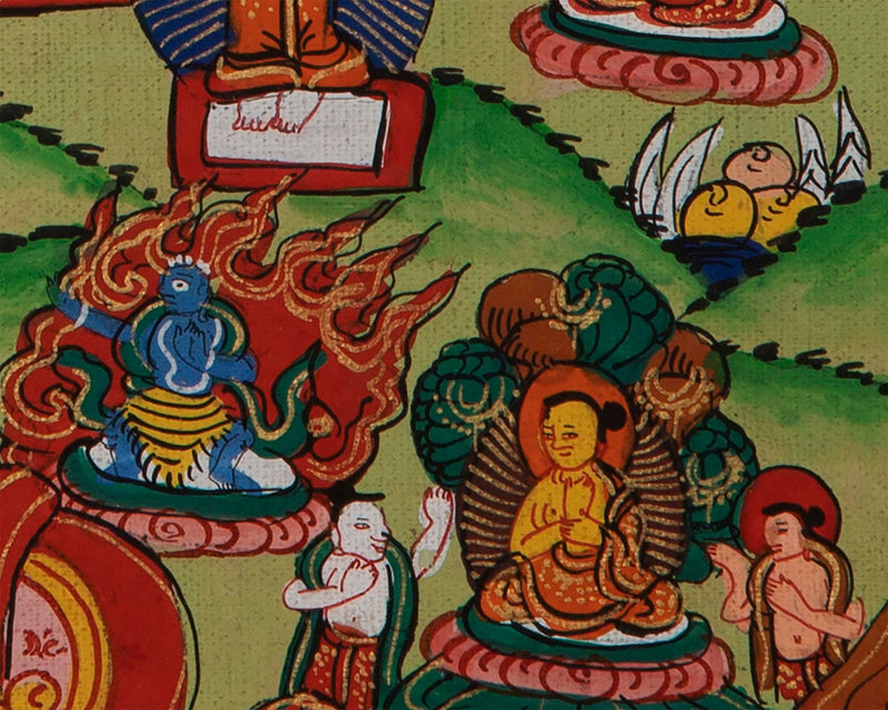 Life Story of The Tathagata | Shakyamuni Buddha Thangka