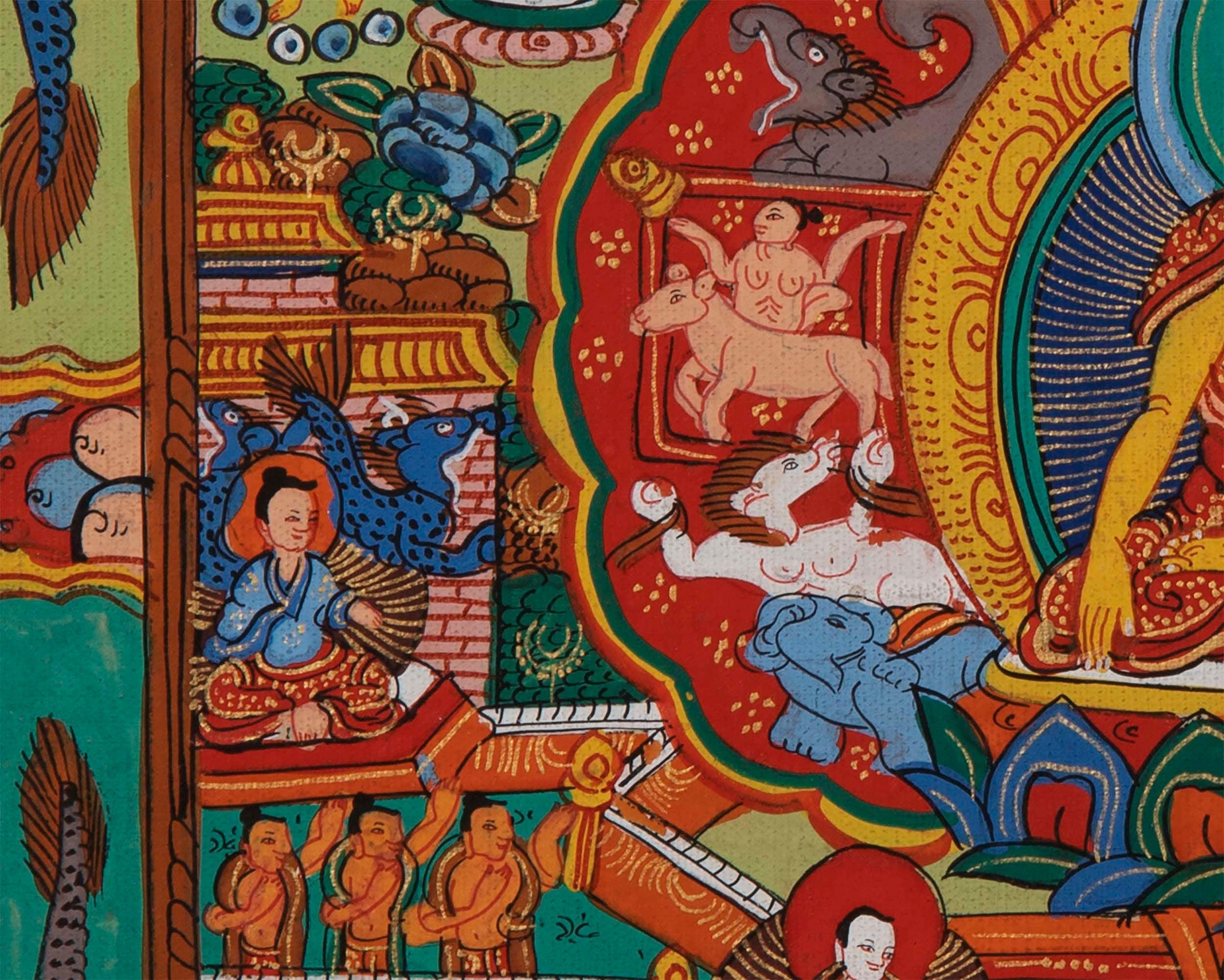 Life Story of The Tathagata | Shakyamuni Buddha Thangka