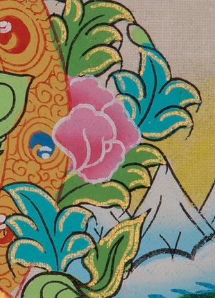 Namtoshe Jambhala Thangka | Best Quality Zambhala Tibetan Painting