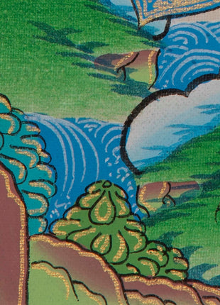 Namtoshe Jambhala Thangka | Best Quality Zambhala Tibetan Painting