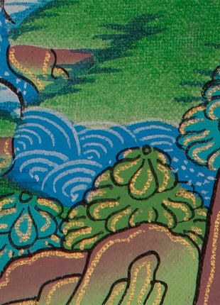 Namtoshe Jambhala Thangka | Best Quality Zambhala Tibetan Painting