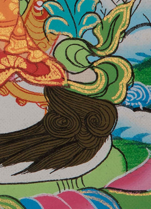 Namtoshe Jambhala Thangka | Best Quality Zambhala Tibetan Painting