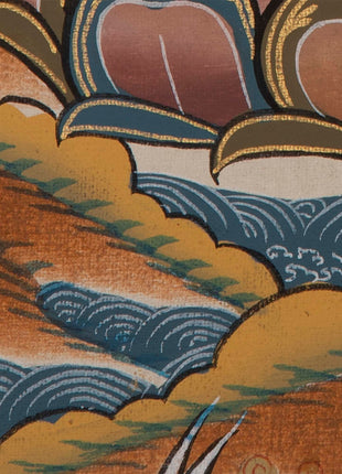 Tibetan Chengrezig Thangka | Original Wall Hanging Hand Paint