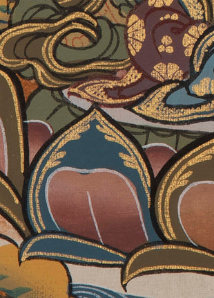 Tibetan Chengrezig Thangka | Original Wall Hanging Hand Paint
