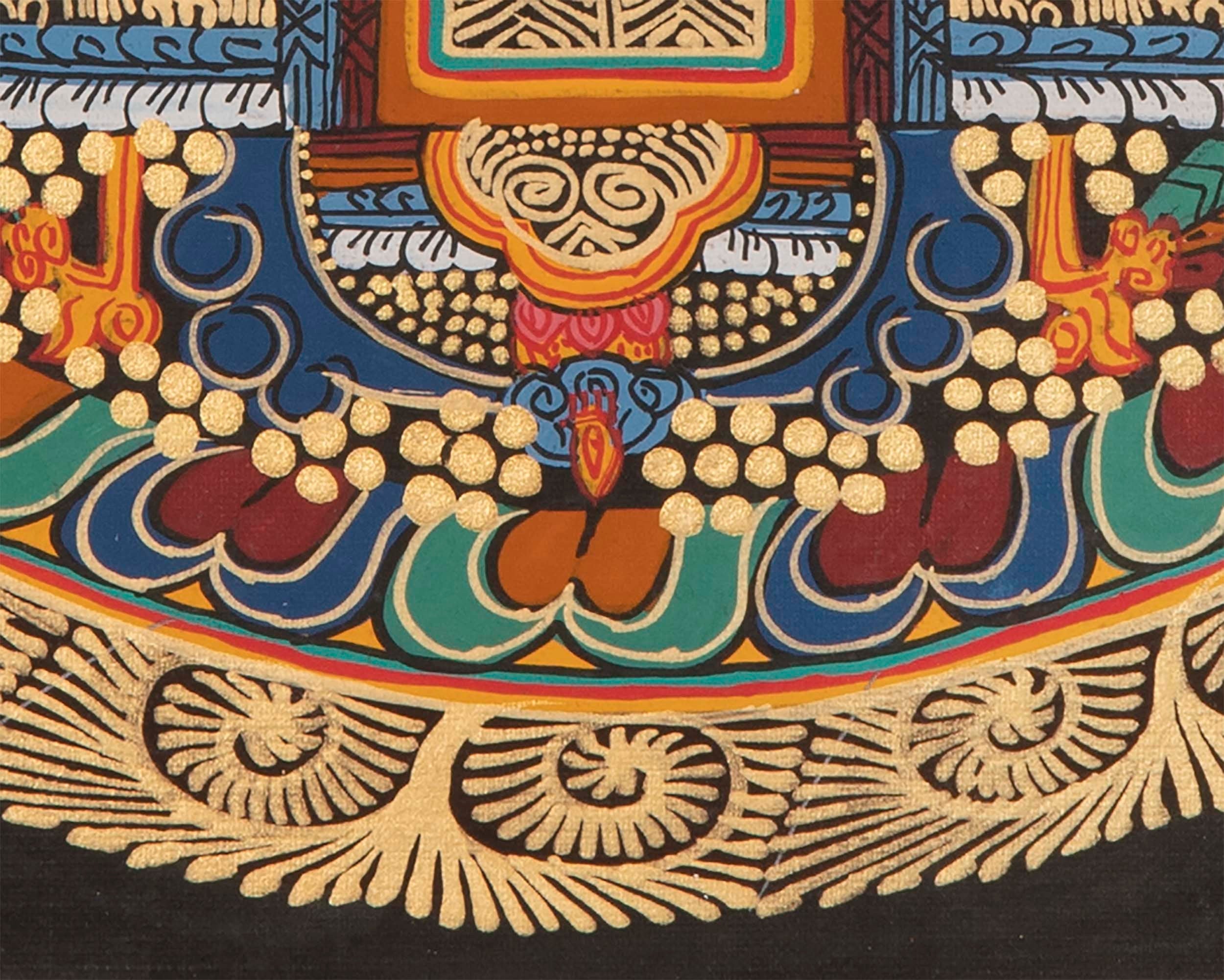 Mantra Mandala Thangka | Tibetan Painting