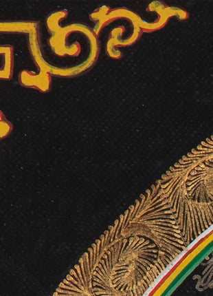 Auspicious Symbols Gold Mandala | Tibetan Wall Decoration Painting