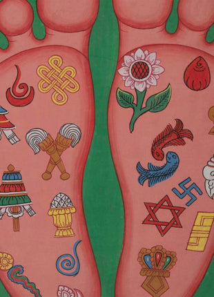 Buddha's Feet Laden | Auspicious Signs