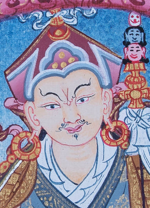 Mandala With Guru Padmasambhava Residing | Images of Guru Rinpoche