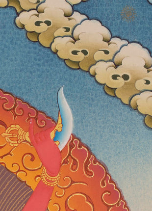 Chakrasamvara and Vajravarahi Thangka | Hand Painted Buddhist Art | Wall Decor