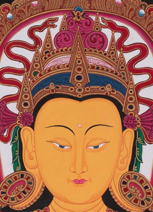Colorful Buddha Thangka | Wall Hanging Yoga Meditation