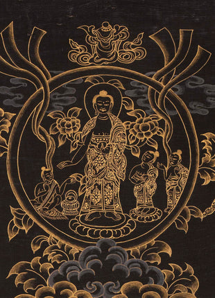 Shakyamuni Buddha Original Handmade Tibetan Thangka | Sacred Wall Decor