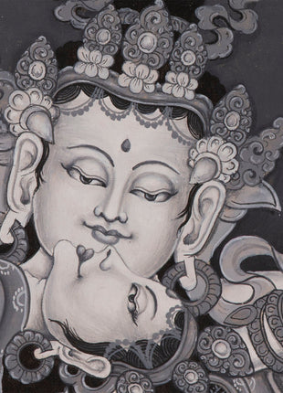 Vajrasattva Thangka Painting | Consort in Union |Himalayan Art