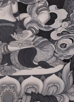 Vajrasattva Thangka Painting | Consort in Union |Himalayan Art