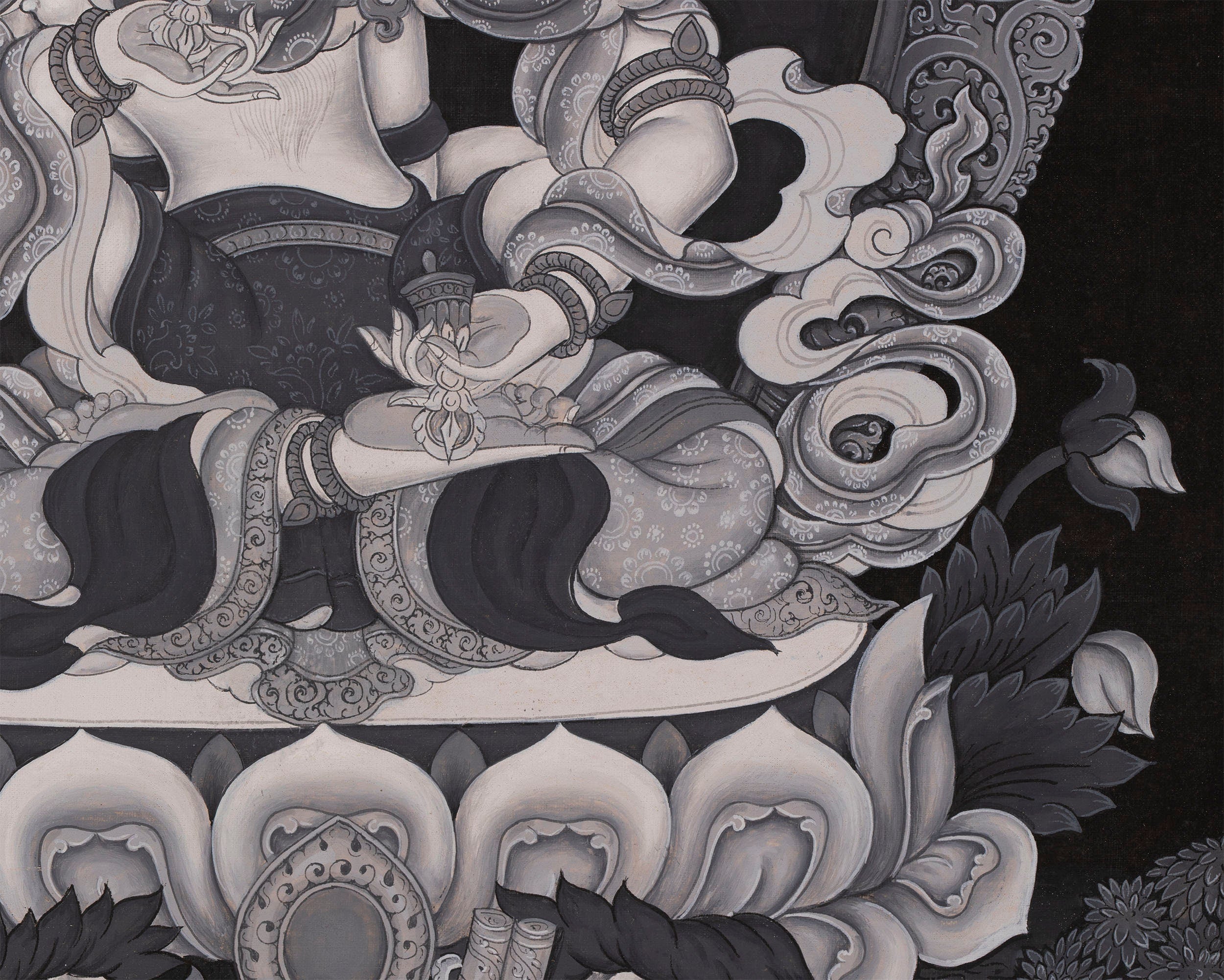 Vajrasattva Thangka Painting | Consort in Union |Himalayan Art