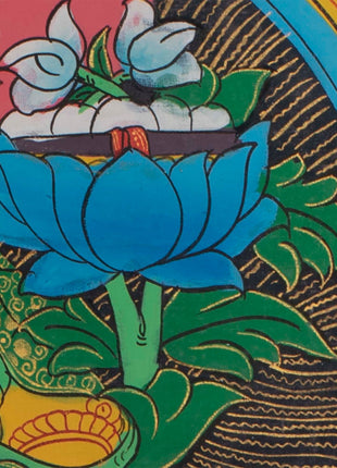 Manjushree Bodhisattva Thangka | God of Divine Wisdom