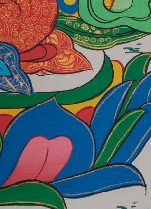 Manjushree Bodhisattva Thangka | God of Divine Wisdom