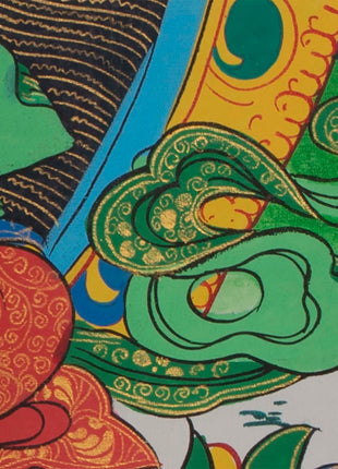 Manjushree Bodhisattva Thangka | God of Divine Wisdom