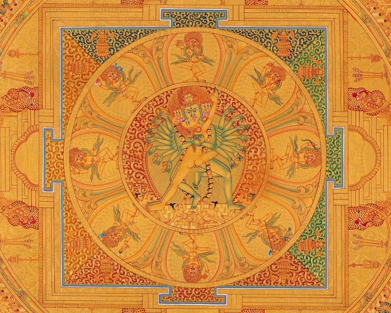 Hevajra Mandala | Buddhist Mandala for Positivity