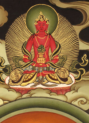 White Tara Thangka | Tibetan Wall Art | Treasure for life