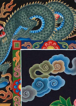 Paubha Painting of Bodhisattva Lokeshvara | Ancient Religious Art