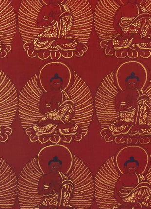 108 Multiple Shakyamuni Buddha  | Hand Painted 24K Gold Art