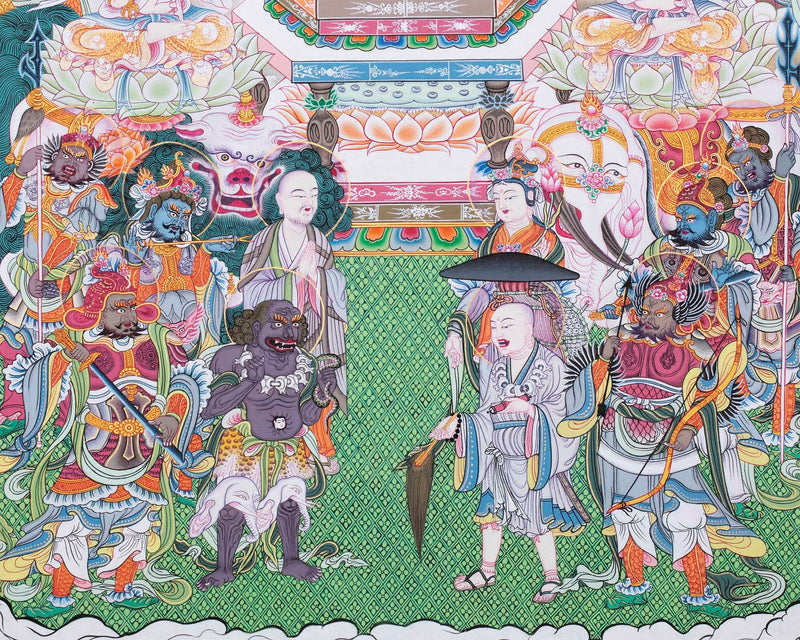 Japanese Style Buddha Thangka | Religious Painting Shrine Room Decor
