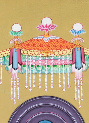 Japanese Style Buddha Thangka | Religious Painting Shrine Room Decor
