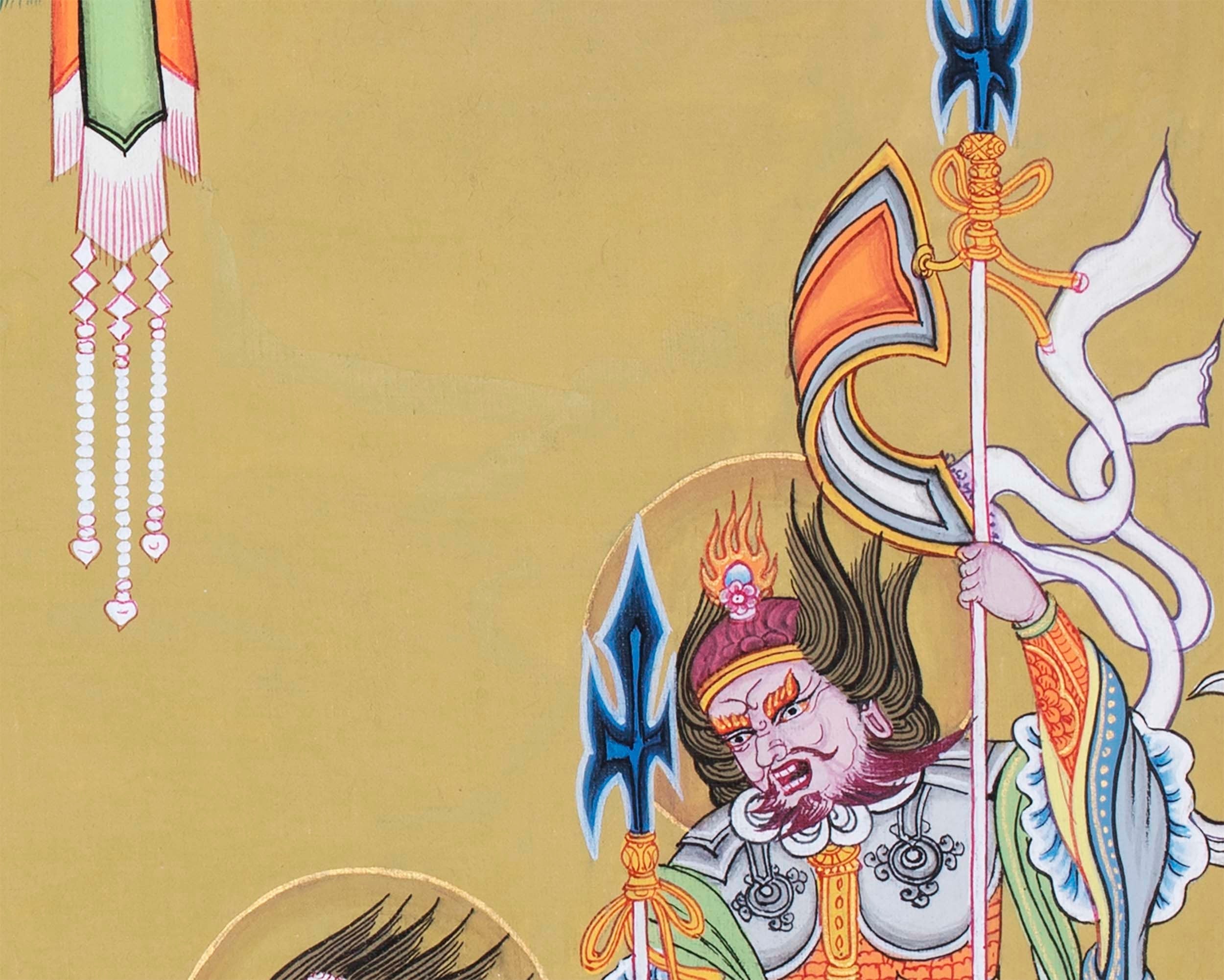 Japanese Style Buddha Thangka | Religious Painting Shrine Room Decor