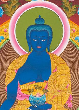 Medicine Buddha Thangka | Healing Buddha