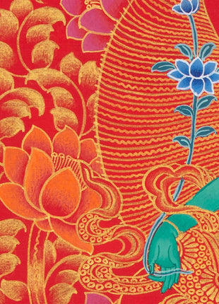 Goddess Green Tara Mandala Thangka | Healing Mandala Thangka | Perfect For Wall Decoration |