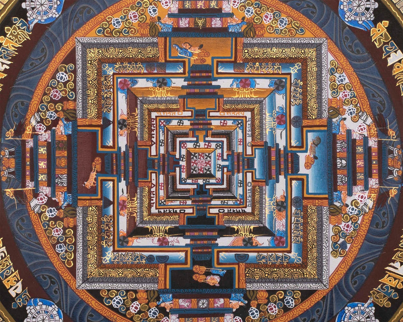 Kalachakra Mandala Thangka | Small Size Wall Decoration Painting