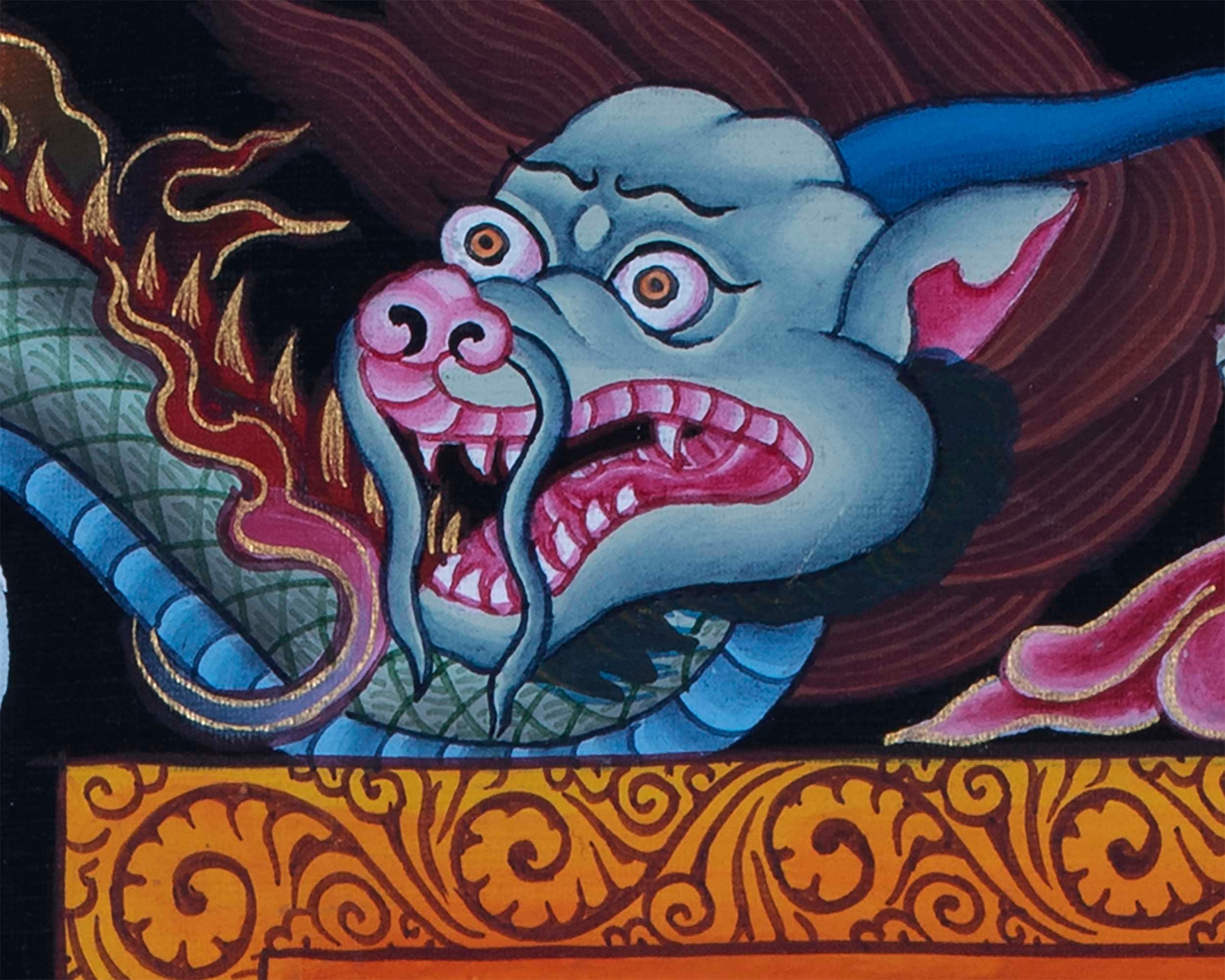 Standing White Tara Thangka | Goddess of Long Life